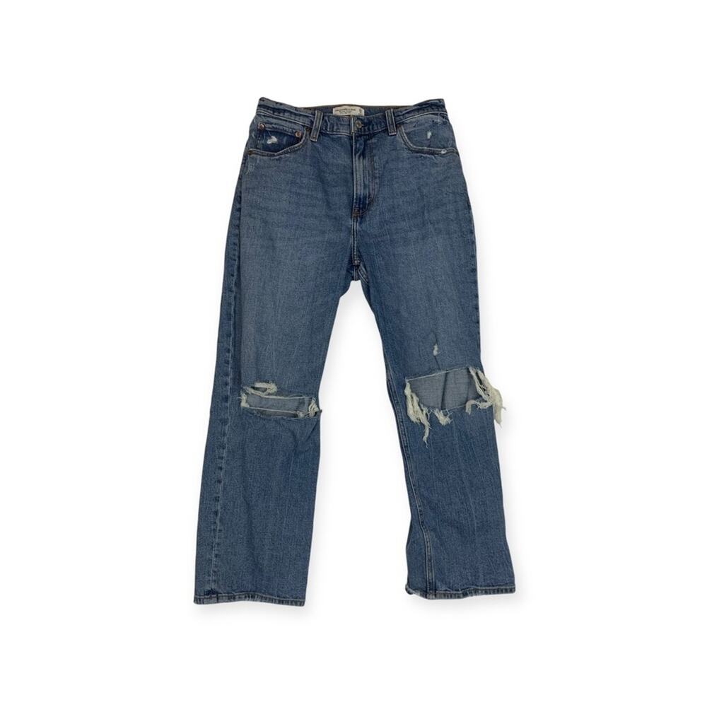 Abercrombie & Fitch women's 28 6 short ankle straight ultra high rise curve love